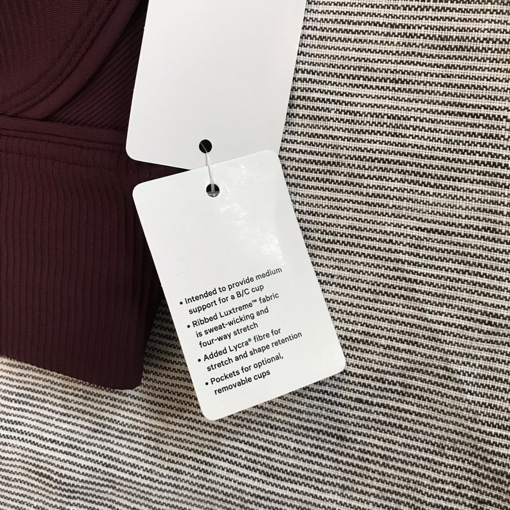 LLL Energy Bra LL Rib (cassis) - Picture 7 of 11